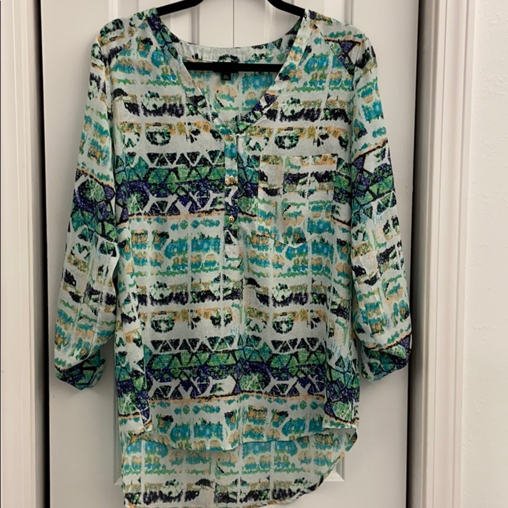 Quarter sleeve blouse